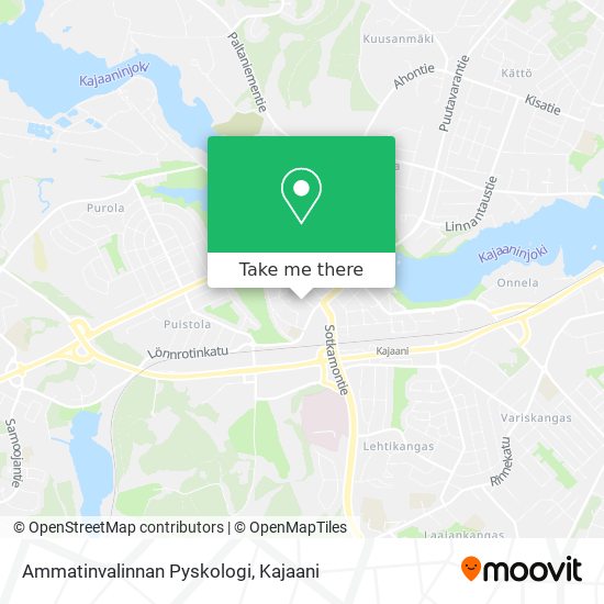 Ammatinvalinnan Pyskologi map