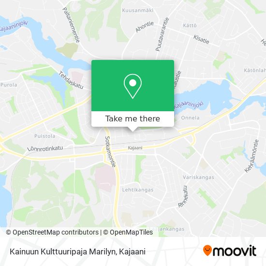 Kainuun Kulttuuripaja Marilyn map