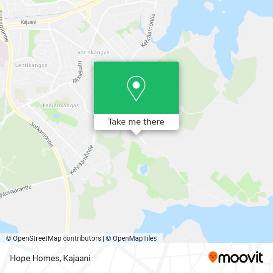 Hope Homes map