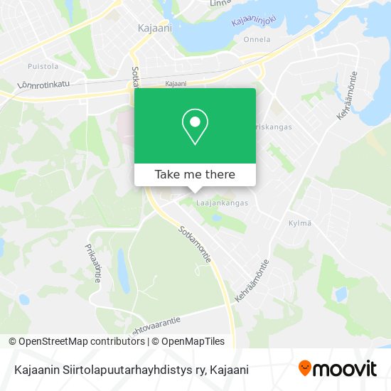 Kajaanin Siirtolapuutarhayhdistys ry map