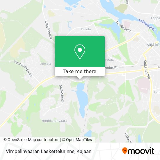 Vimpelinvaaran Laskettelurinne map