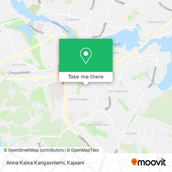 Anna-Kaisa Kangasniemi map
