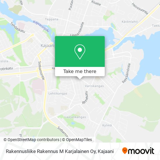 Rakennusliike Rakennus M Karjalainen Oy map