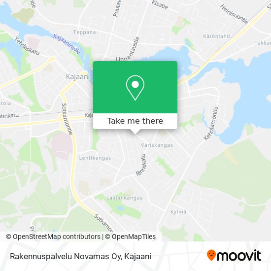 Rakennuspalvelu Novamas Oy map