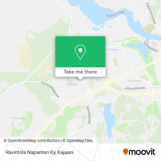 Ravintola Napanteri Ky map