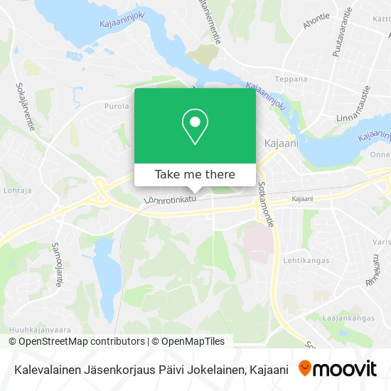 Kalevalainen Jäsenkorjaus Päivi Jokelainen map