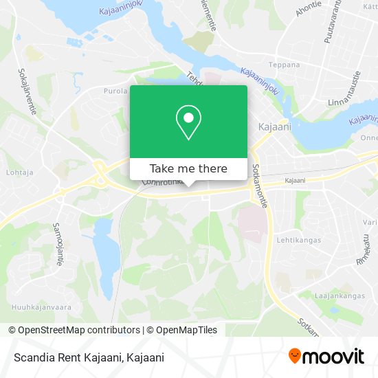 Scandia Rent Kajaani map