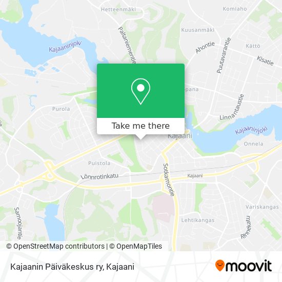 Kajaanin Päiväkeskus ry map