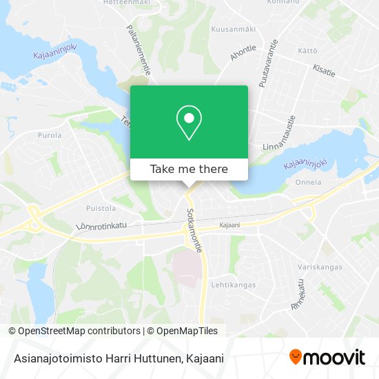 Asianajotoimisto Harri Huttunen map