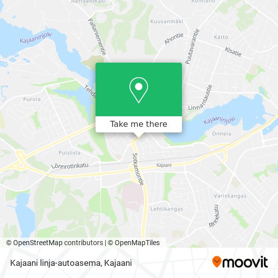 Kajaani linja-autoasema map