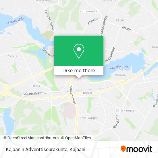 Kajaanin Adventtiseurakunta map