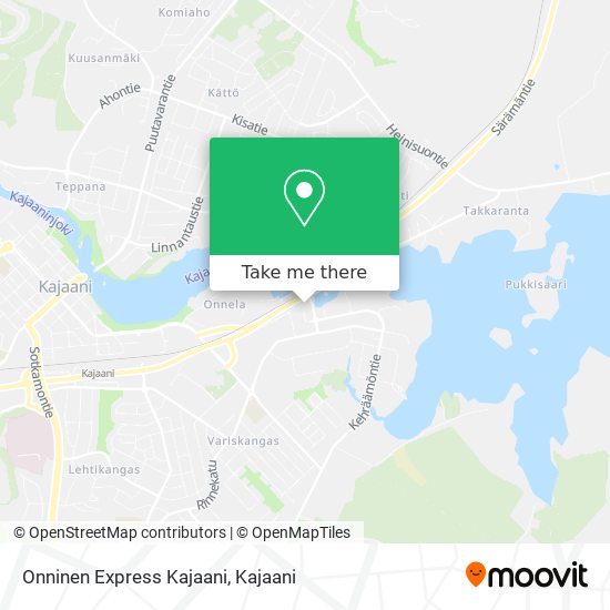 Onninen Express Kajaani map