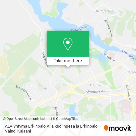 ALV-yhtymä Erkinpalo Aila kuolinpesä ja Erkinpalo Väinö map