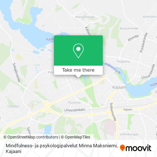 Mindfulness- ja psykologipalvelut Minna Maksniemi map