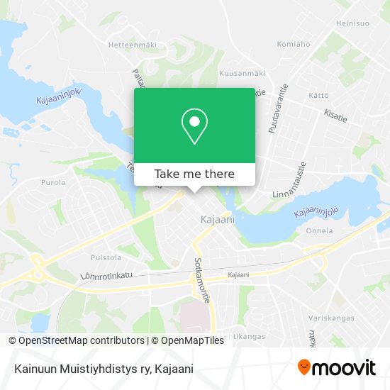 Kainuun Muistiyhdistys ry map