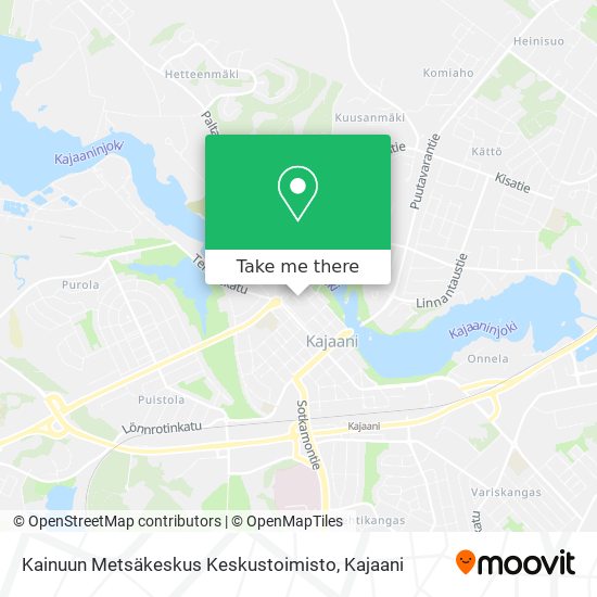 Kainuun Metsäkeskus Keskustoimisto map