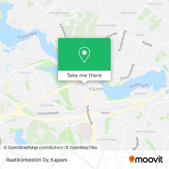 Raatikiinteistöt Oy map