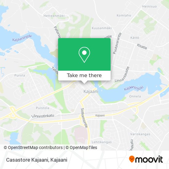 Casastore Kajaani map