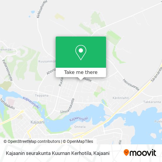 Kajaanin seurakunta Kuurnan Kerhotila map