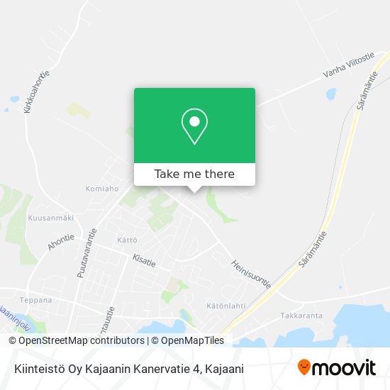 Kiinteistö Oy Kajaanin Kanervatie 4 map