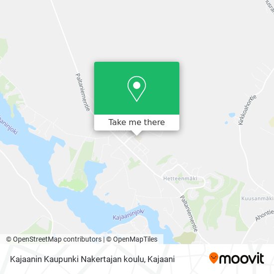 Kajaanin Kaupunki Nakertajan koulu map