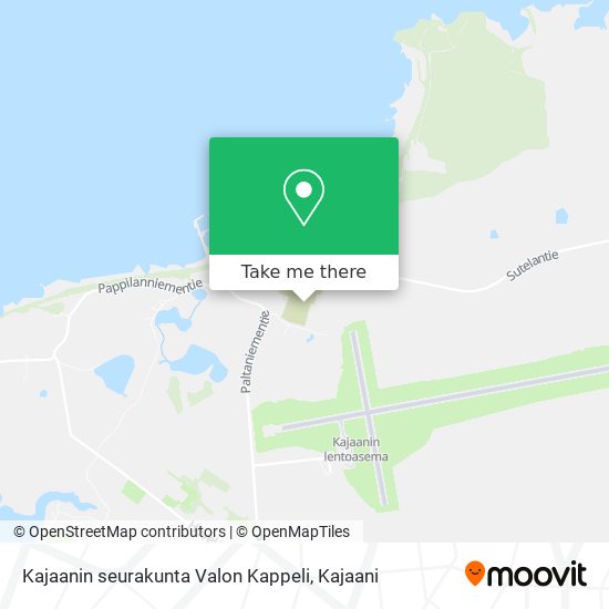 Kajaanin seurakunta Valon Kappeli map