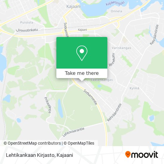 Lehtikankaan Kirjasto map