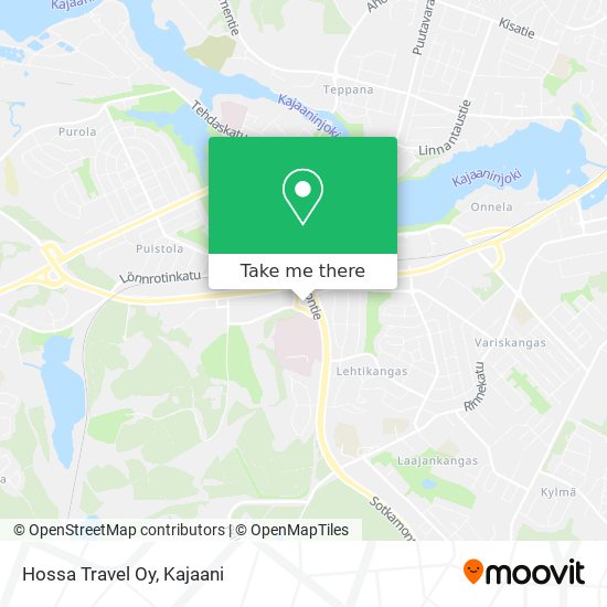 Hossa Travel Oy map
