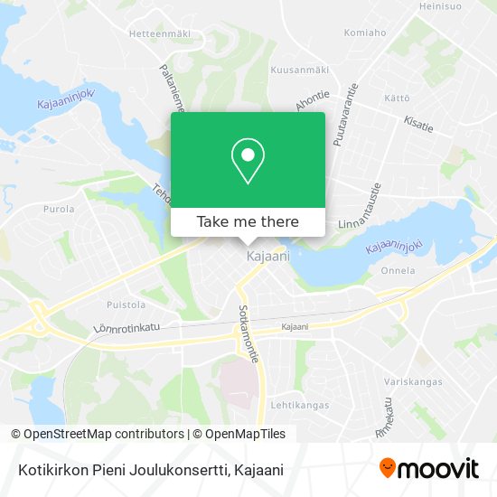 Kotikirkon Pieni Joulukonsertti map