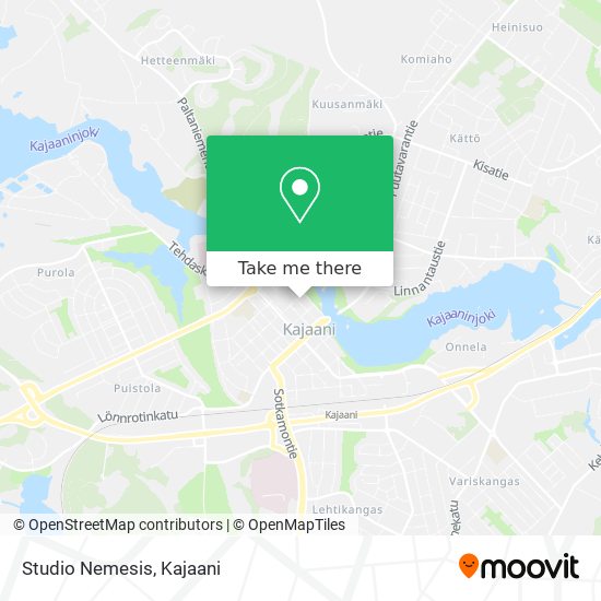 How to get to Studio Nemesis in Kajaani by Bus?