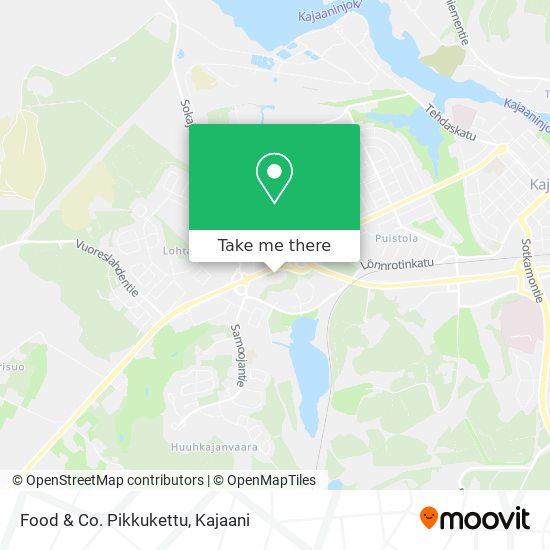 Food & Co. Pikkukettu map