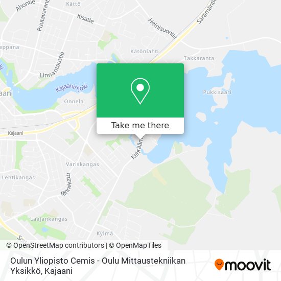 Oulun Yliopisto Cemis - Oulu Mittaustekniikan Yksikkö map