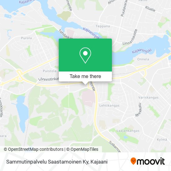 Sammutinpalvelu Saastamoinen Ky map