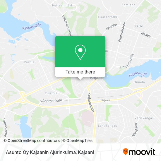 Asunto Oy Kajaanin Ajurinkulma map