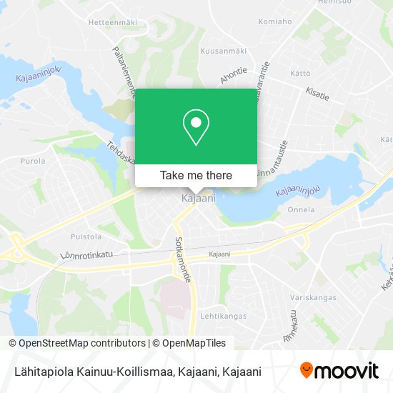 Lähitapiola Kainuu-Koillismaa, Kajaani map