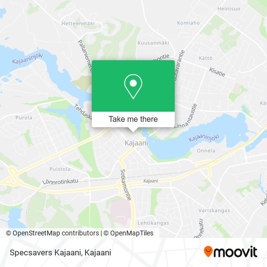 Specsavers Kajaani map