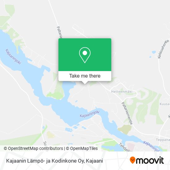 Kajaanin Lämpö- ja Kodinkone Oy map