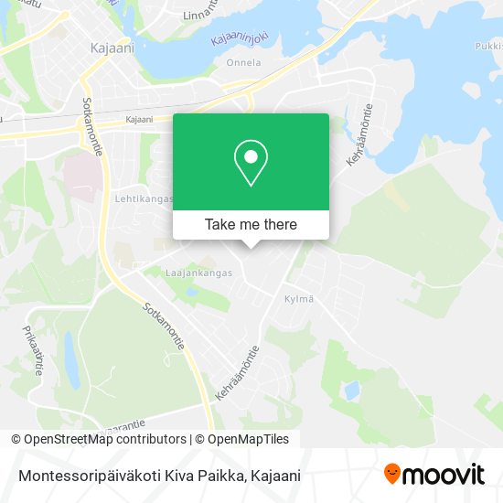 Montessoripäiväkoti Kiva Paikka map