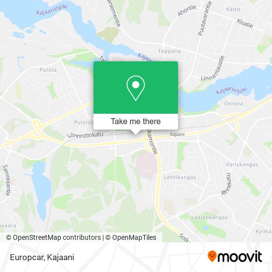 Europcar map