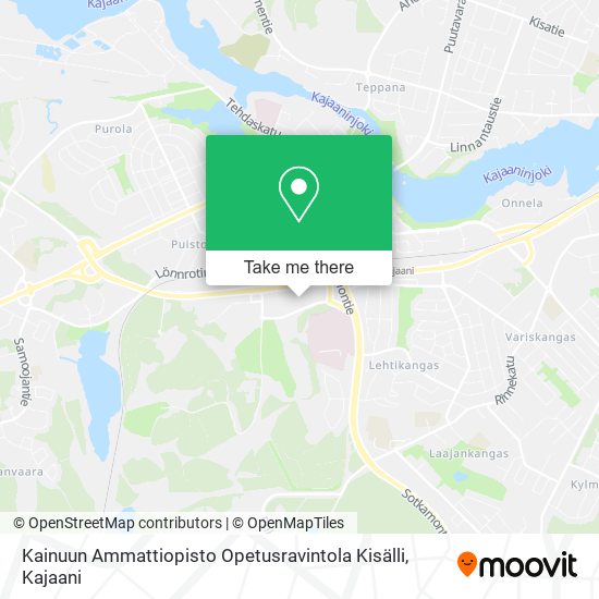 Kainuun Ammattiopisto Opetusravintola Kisälli map