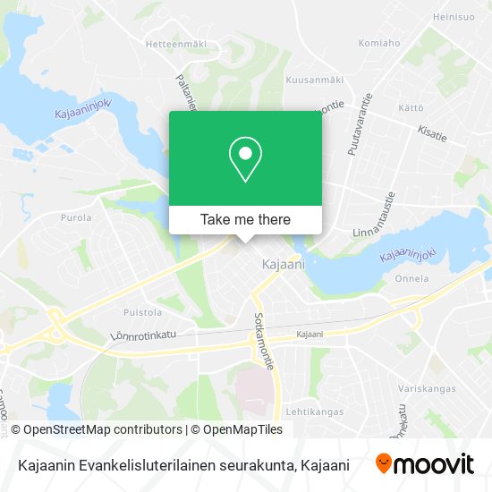 Kajaanin Evankelisluterilainen seurakunta map