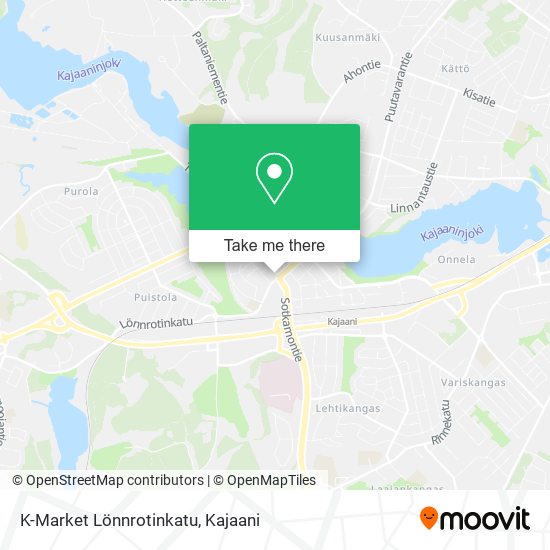 K-Market Lönnrotinkatu map