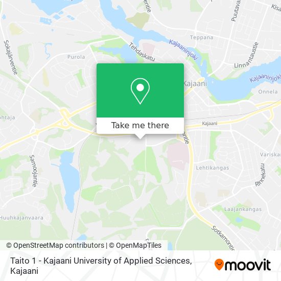 Taito 1 - Kajaani University of Applied Sciences map