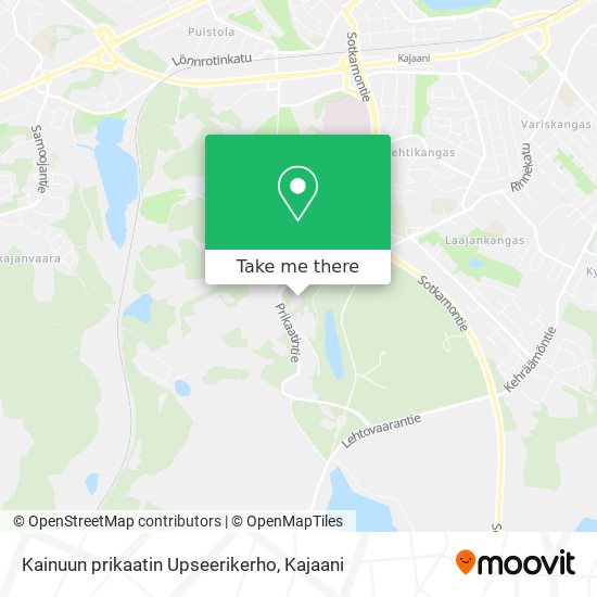 Kainuun prikaatin Upseerikerho map