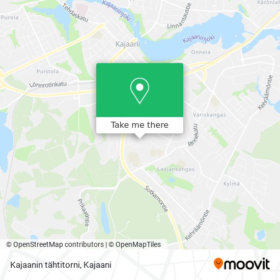 Kajaanin tähtitorni map