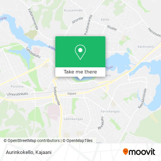 How to get to Aurinkokello in Kajaani by Bus?