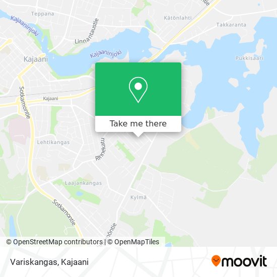 Variskangas map