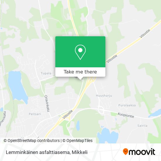 Lemminkäinen asfalttiasema map