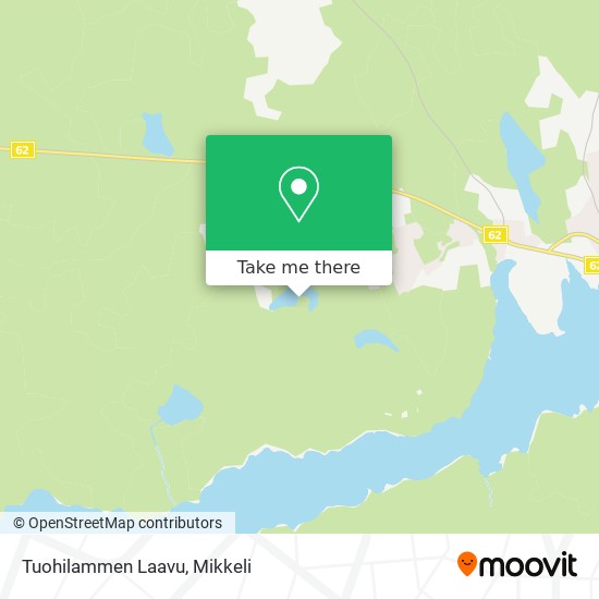 Tuohilammen Laavu map