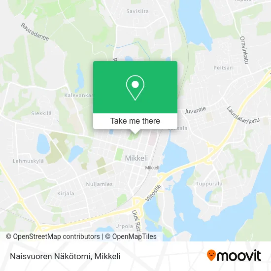 Naisvuoren Näkötorni map